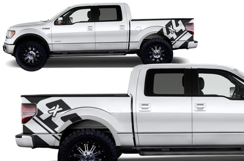 Ford F150 Quarter Panel Vinyl Wrap (2009-2014) 4x4 - RacerX Customs