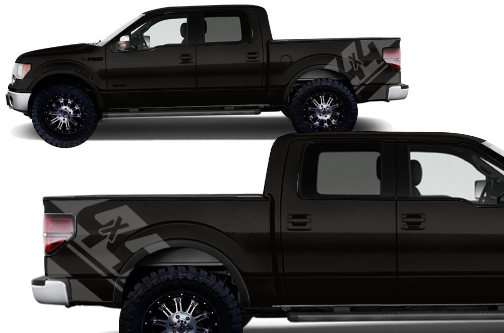 Ford F150 Quarter Panel Vinyl Wrap (2009-2014) 4x4 - RacerX Customs