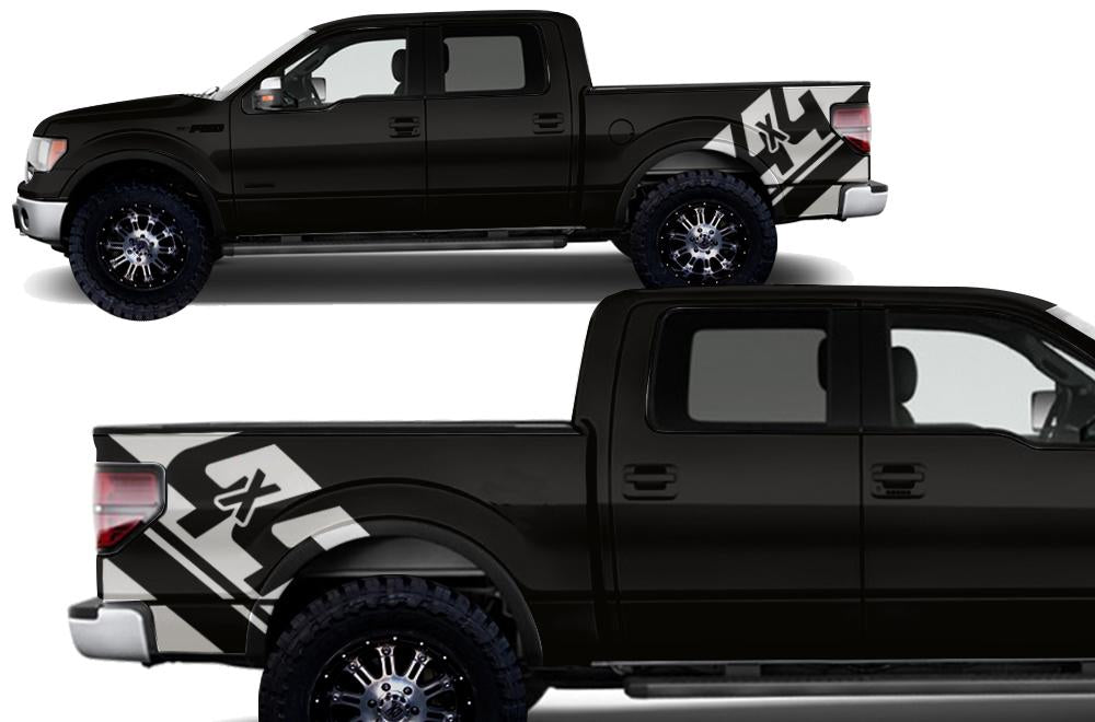Ford F150 Quarter Panel Vinyl Wrap (2009-2014) 4x4 - RacerX Customs