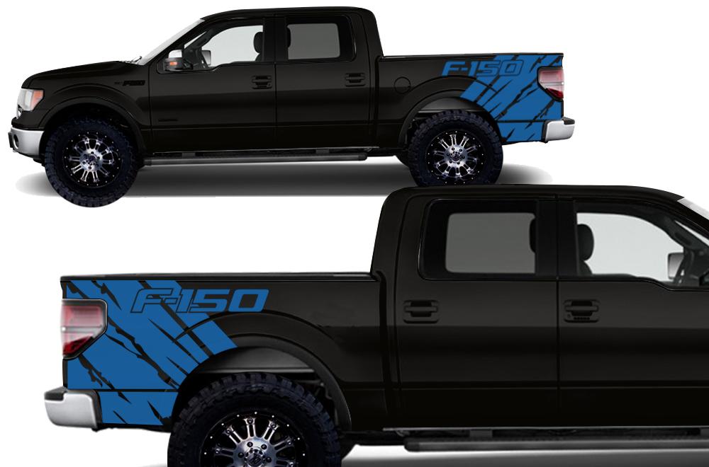 Ford F150 Quarter Panel Vinyl Wrap (2009-2014) F150 - RacerX Customs
