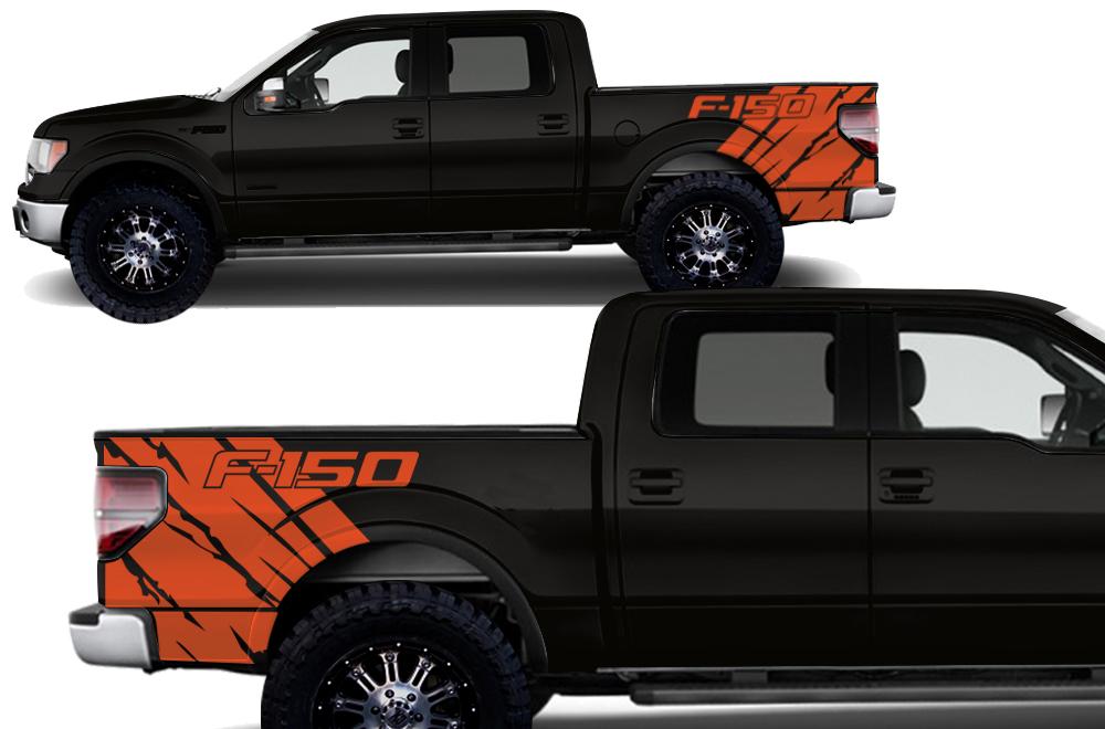 Ford F150 Quarter Panel Vinyl Wrap (2009-2014) F150 - RacerX Customs