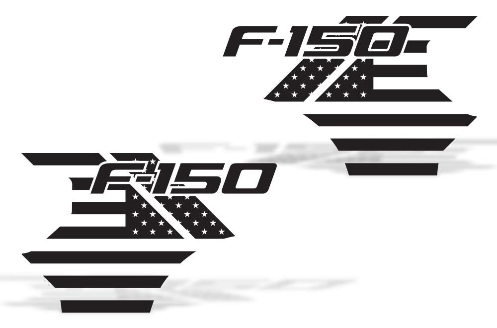 Ford F150 Quarter Panel Vinyl Wrap (2009-2014) F150-USA - RacerX Customs