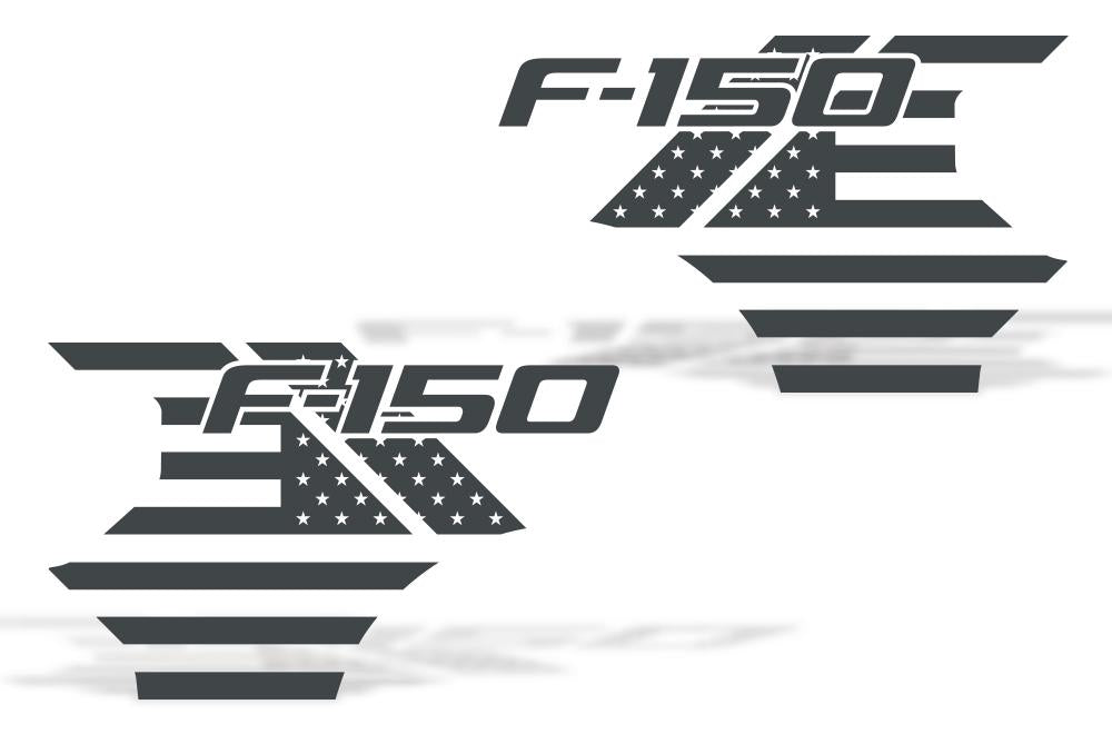 Ford F150 Quarter Panel Vinyl Wrap (2009-2014) F150-USA - RacerX Customs