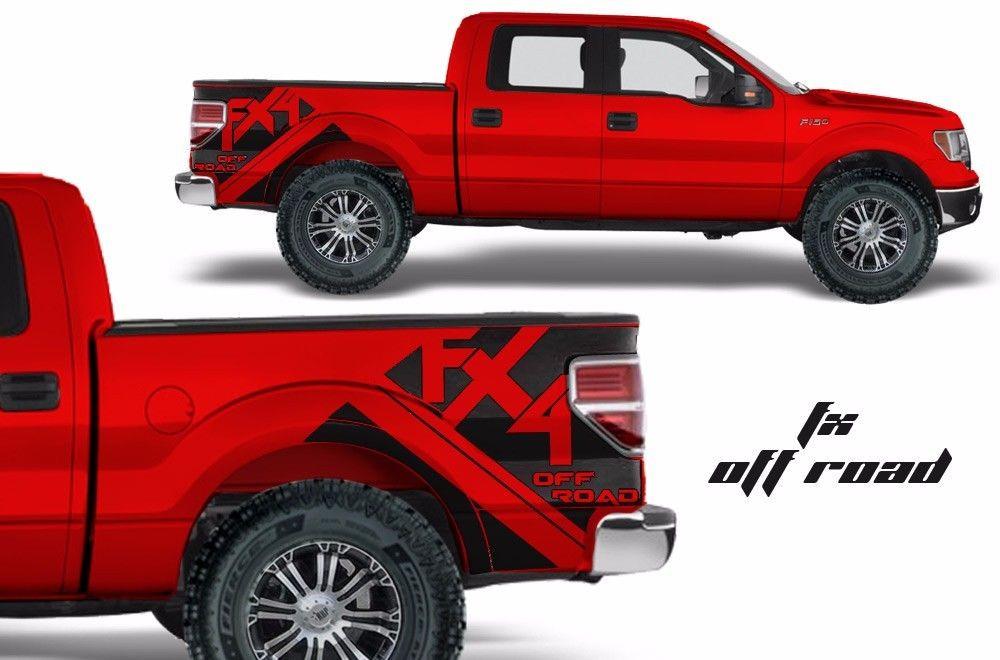 Ford F150 Quarter Panel Vinyl Wrap (2009-2014) FX4-OFFROAD - RacerX Customs