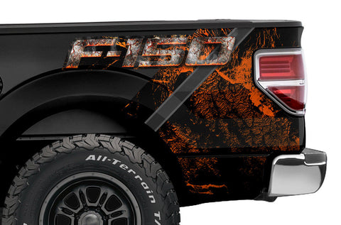 Ford F150 Quarter Panel Graphics-Wrap (2009-2014) MOLTEN - RacerX Customs