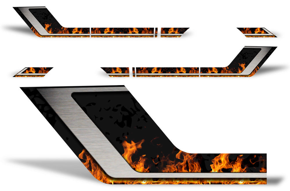 Ford F150 Side Stripe Graphics (2009-2014) FIRE - RacerX Customs