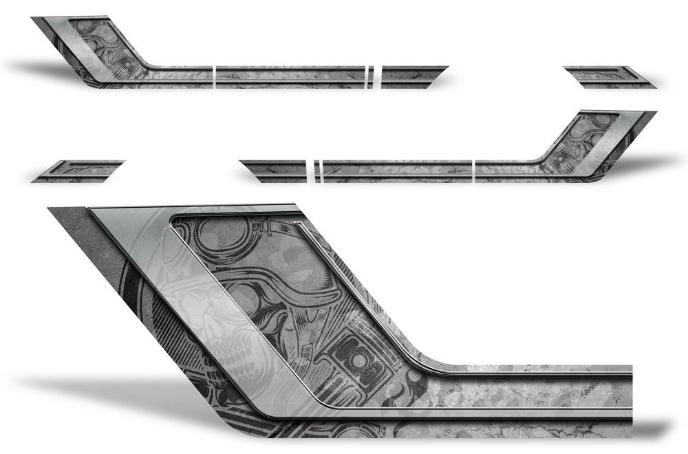Ford F150 Side Stripe Graphics (2009-2014) HAVOC Grey - RacerX Customs