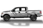 Ford F150 Side Stripe Graphics (2009-2014) HAVOC Grey - RacerX Customs
