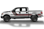 Ford F150 Side Stripe Graphics (2009-2014) HAVOC Red - RacerX Customs