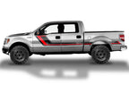 Ford F150 Rally Stripes (2009-2014) Red & Black - RacerX Customs