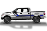 Ford F150 Side Stripe Graphics (2009-2014) SMOKE Blue - RacerX Customs