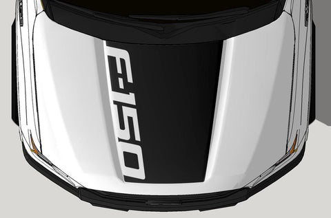 Ford F150 Hood Wrap (2015-2018) Vinyl - F150 Design - RacerX Customs
