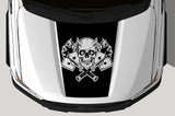 Ford F150 Hood Wrap (2015-2018) Vinyl - Gambler Skull - RacerX Customs