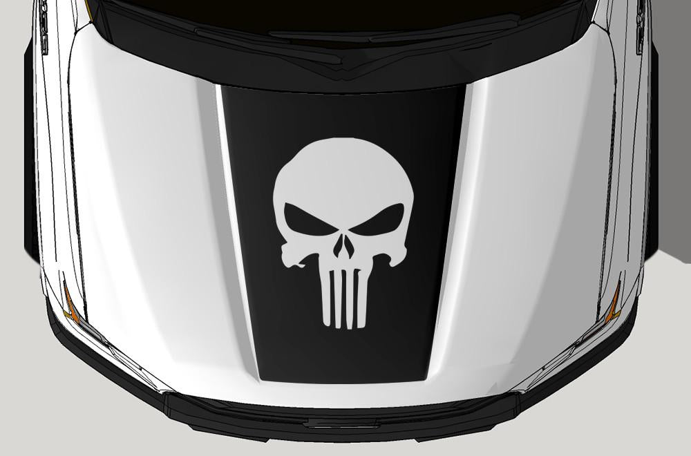 Ford F150 Hood Wrap (2015-2018) Vinyl - Punisher - RacerX Customs