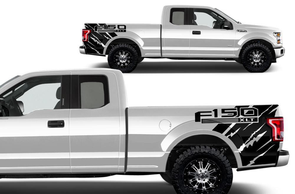 Ford F150 Quarter Panel Vinyl Wrap (2015-2018) F150 XLT - RacerX Customs