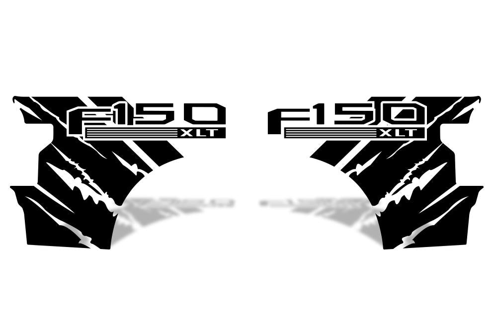 Ford F150 Quarter Panel Vinyl Wrap (2015-2018) F150 XLT - RacerX Customs
