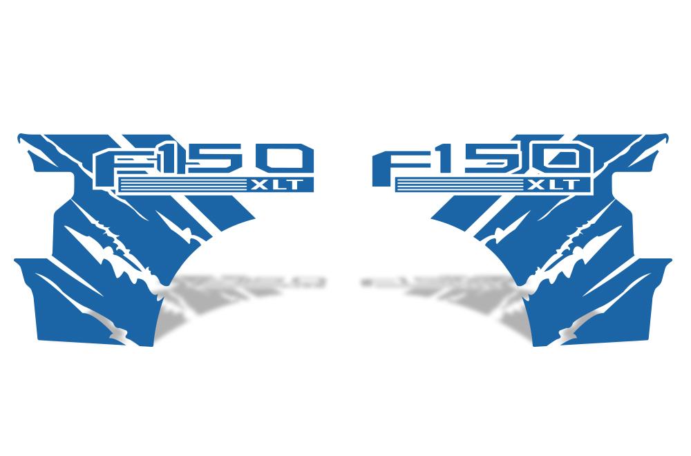 Ford F150 Quarter Panel Vinyl Wrap (2015-2018) F150 XLT - RacerX Customs