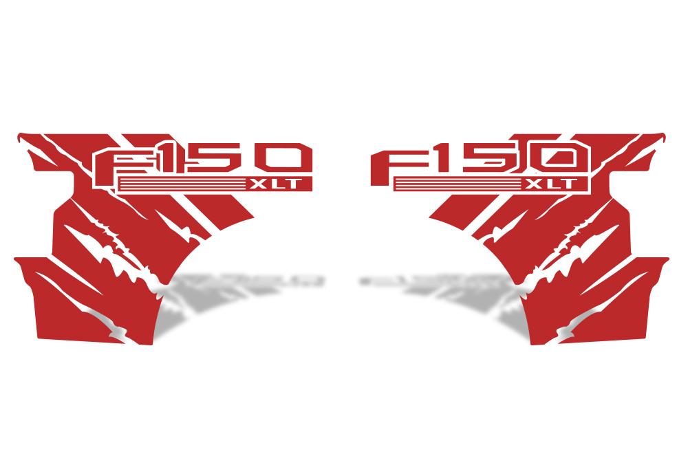 Ford F150 Quarter Panel Vinyl Wrap (2015-2018) F150 XLT - RacerX Customs