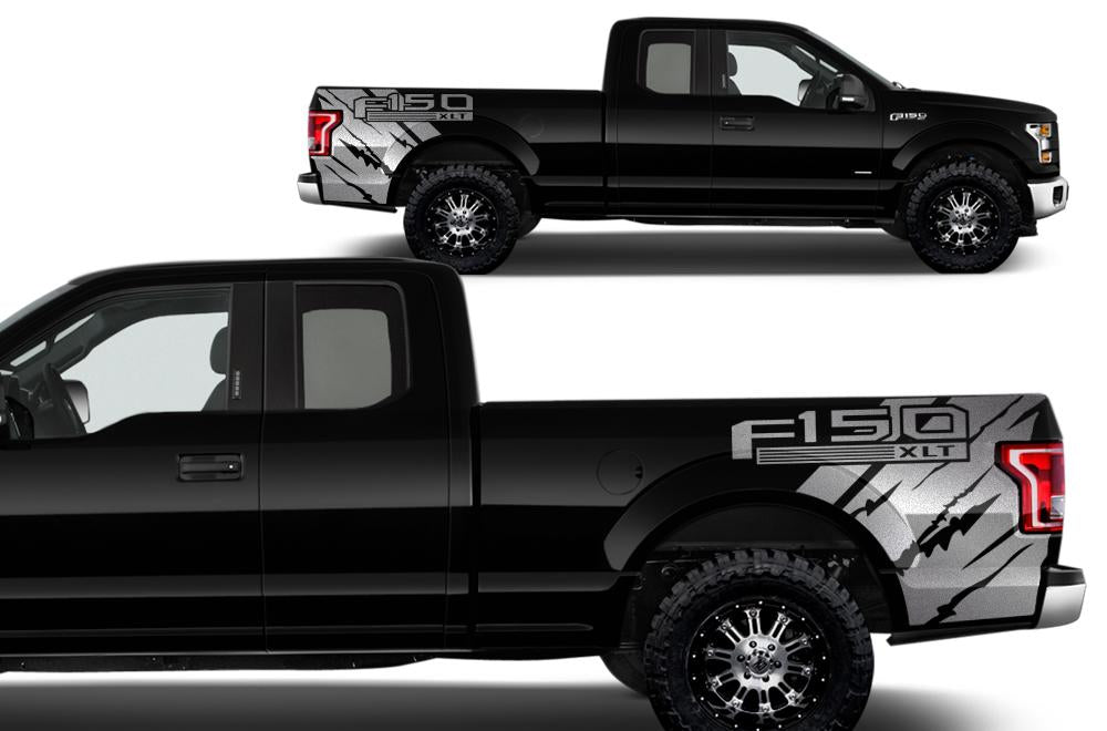 Ford F150 Quarter Panel Vinyl Wrap (2015-2018) F150 XLT - RacerX Customs