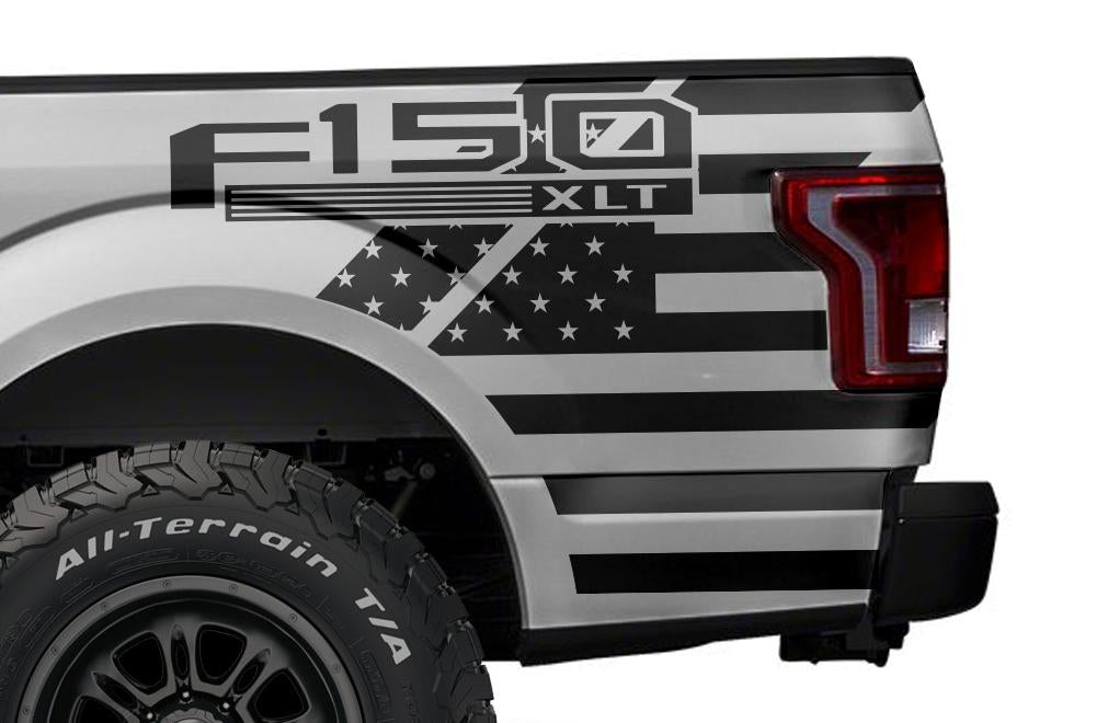 Ford F150 Quarter Panel Vinyl Wrap (2015-2018) F150-USA - RacerX Customs
