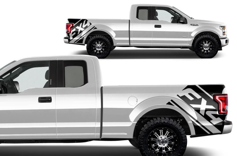 Ford F150 Quarter Panel Wrap (2015-2018) Vinyl - FX4 - RacerX Customs
