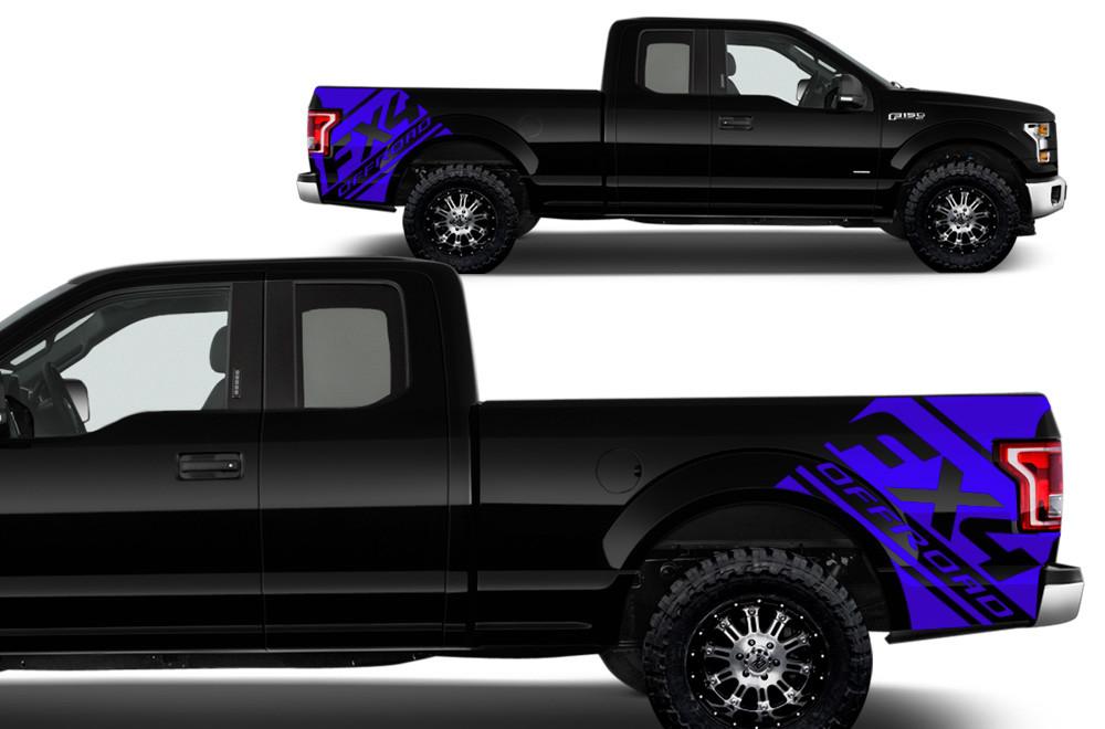 Ford F150 Quarter Panel Wrap (2015-2018) Vinyl - FX4-OffRoad - RacerX Customs