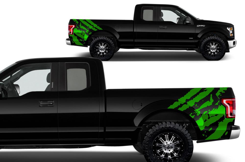 Ford F150 Quarter Panel Vinyl Wrap (2015-2018) Ripped - RacerX Customs