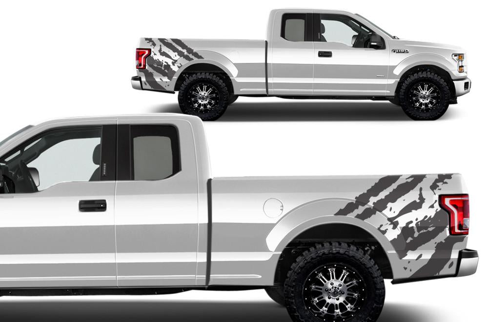 Ford F150 Quarter Panel Vinyl Wrap (2015-2018) Ripped - RacerX Customs