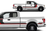 Ford F150 SuperCab 6.5 Vinyl Stripes (2015-2018) Rally Stripes #2 - RacerX Customs