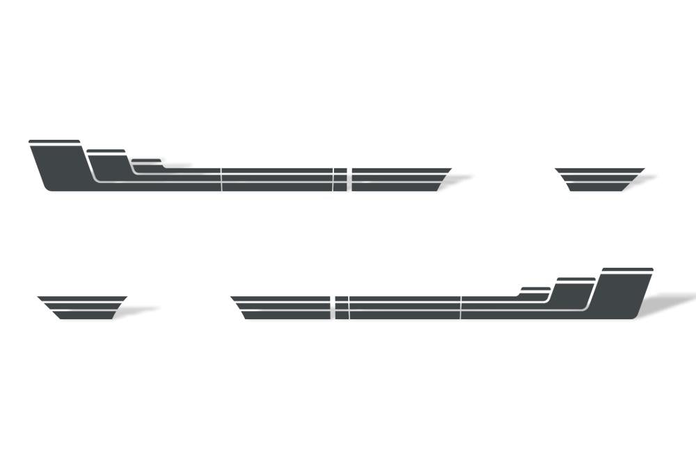Ford F150 SuperCab 6.5 Vinyl Stripes (2015-2018) Rally Stripes #3 - RacerX Customs