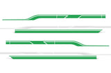 Ford F150 SuperCab 6.5 Vinyl Stripes Wrap (2015-2018) Side Stripes - RacerX Customs