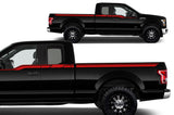 Ford F150 SuperCab 6.5 Vinyl Stripes Wrap (2015-2018) Side Stripes - RacerX Customs