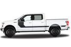 Ford F150 SuperCrew 5.5 Vinyl Stripes (2015-2018) Rally Stripes #1 - RacerX Customs