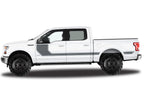 Ford F150 SuperCrew 5.5 Vinyl Stripes (2015-2018) Rally Stripes #1 - RacerX Customs
