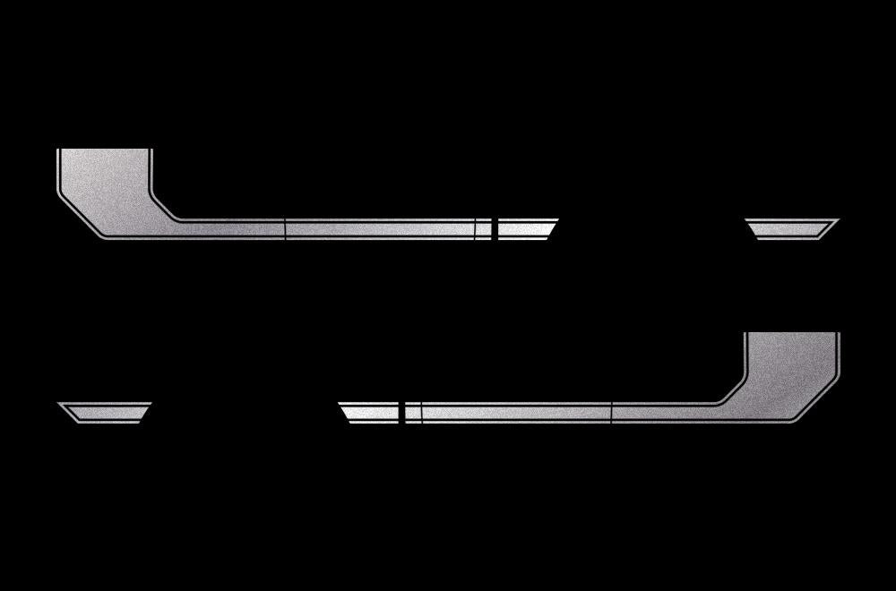 Ford F150 SuperCrew 5.5 Vinyl Stripes (2015-2018) Rally Stripes #1 - RacerX Customs
