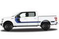 Ford F150 SuperCrew 5.5 Vinyl Stripes (2015-2018) Rally Stripes #2 - RacerX Customs