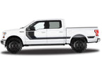 Ford F150 SuperCrew 5.5 Vinyl Stripes (2015-2018) Rally Stripes #2 - RacerX Customs