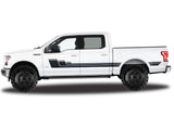 Ford F150 SuperCrew 5.5 Vinyl Stripes (2015-2018) Rally Stripes #3 - RacerX Customs