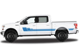 Ford F150 SuperCrew 5.5 Vinyl Stripes (2015-2018) Rally Stripes #3 - RacerX Customs