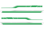 Ford F150 SuperCrew 6.5 Vinyl Stripes Wrap (2015-2018) Side Stripes - RacerX Customs
