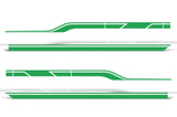 Ford F150 SuperCrew 6.5 Vinyl Stripes Wrap (2015-2018) Side Stripes - RacerX Customs