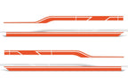 Ford F150 SuperCrew 6.5 Vinyl Stripes Wrap (2015-2018) Side Stripes - RacerX Customs