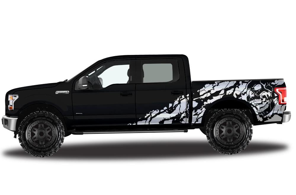 Ford F150 SuperCrew 5.5 Wrap (2015-2018) Vinyl - Nightmare - RacerX Customs