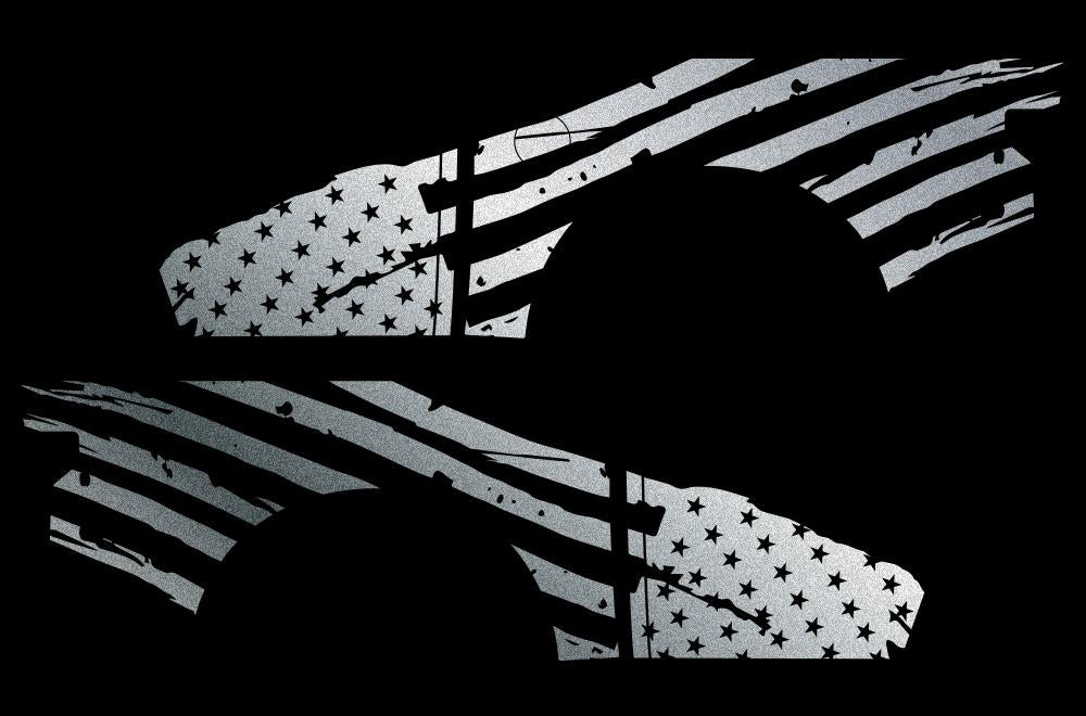 Ford F150 SuperCrew 5.5 Wrap (2015-2018) Vinyl - American Flag - RacerX Customs