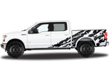 Ford F150 SuperCrew 5.5 Wrap (2015-2018) Vinyl - Shred - RacerX Customs