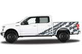 Ford F150 SuperCrew 5.5 Wrap (2015-2018) Vinyl - Shred - RacerX Customs