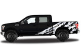 Ford F150 SuperCrew 5.5 Wrap (2015-2018) Vinyl - Shred - RacerX Customs