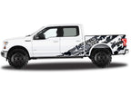 Ford F150 SuperCrew 5.5 Wrap (2015-2018) Vinyl - F150-Shred - RacerX Customs