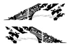 Ford F150 SuperCrew 5.5 Wrap (2015-2018) Vinyl - F150-Shred - RacerX Customs