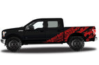 Ford F150 SuperCrew 5.5 Wrap (2015-2018) Vinyl - F150-Shred - RacerX Customs